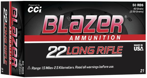 Blazer .22 LR, 40 gr, 50 pcs
