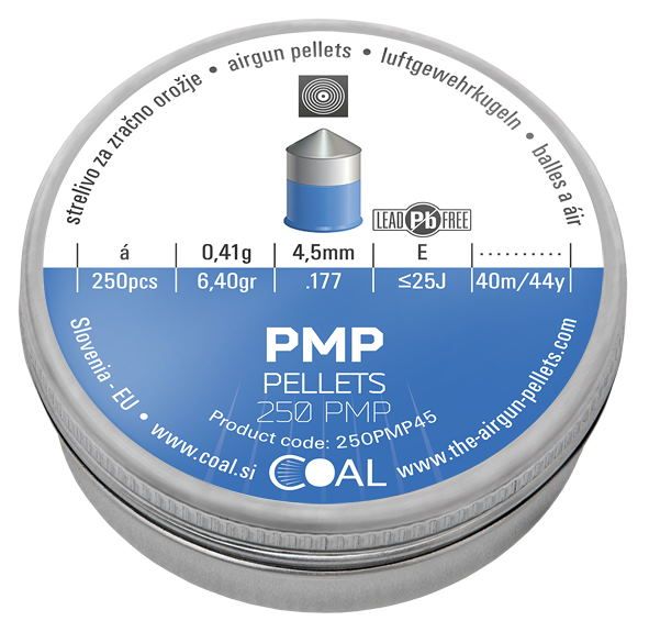 Coal 250 PMP Pellets 4.5mm / .177