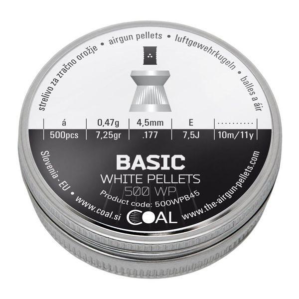 Coal Basic Pellets 4.5mm / .177 - 500pcs