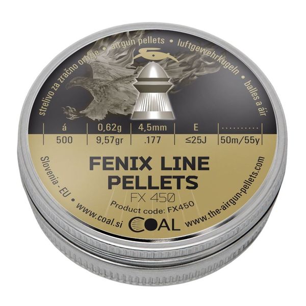 Coal Fenix Line Pellets 4.5mm / .177