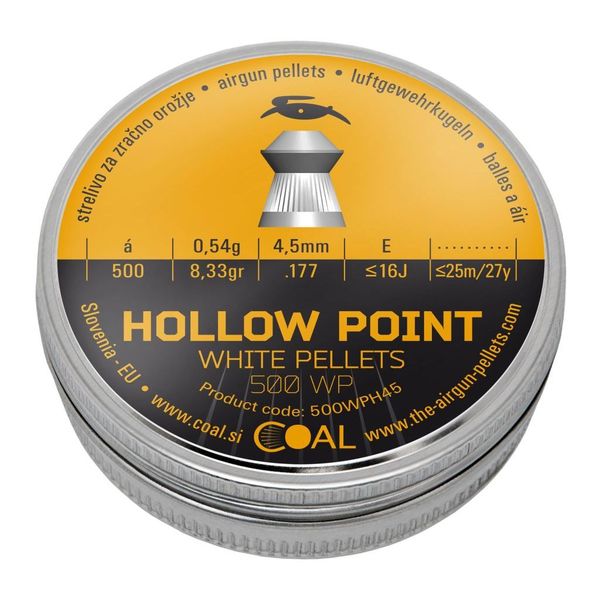 Coal Hollow Point Pellets 4.5mm / .177