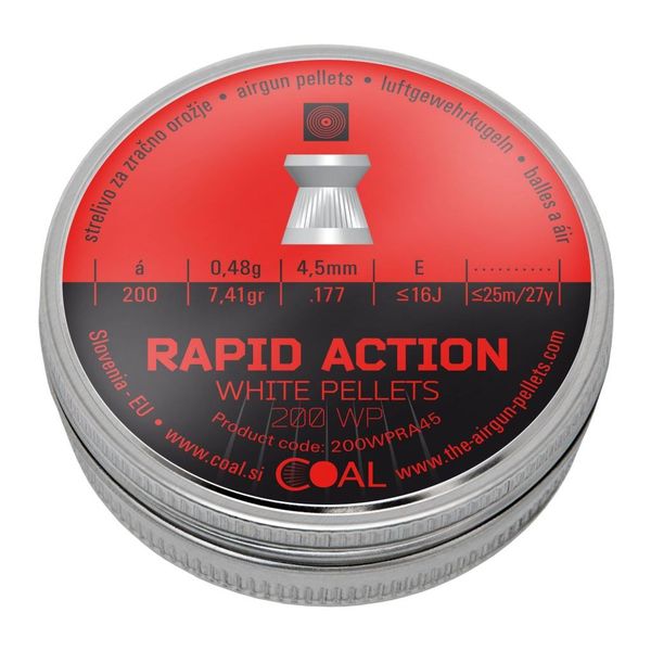 Coal Rapid Action Pellets 4.5 mm / .177