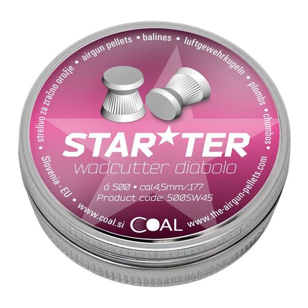 Coal Starter Wadcutter Pellets 4.5mm / .177