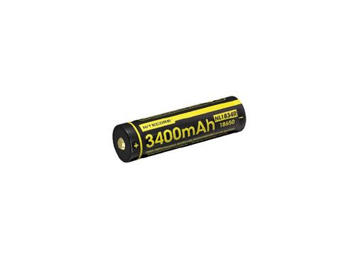 Nitecore 18650 Li-ion battery 3400 mAh, micro-USB rechargeable
